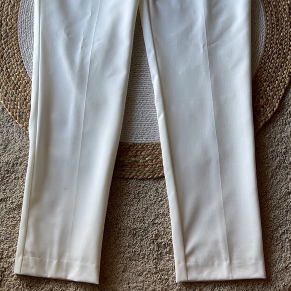 Alfani Straight leg off white pants-14 - Picture 10 of 16